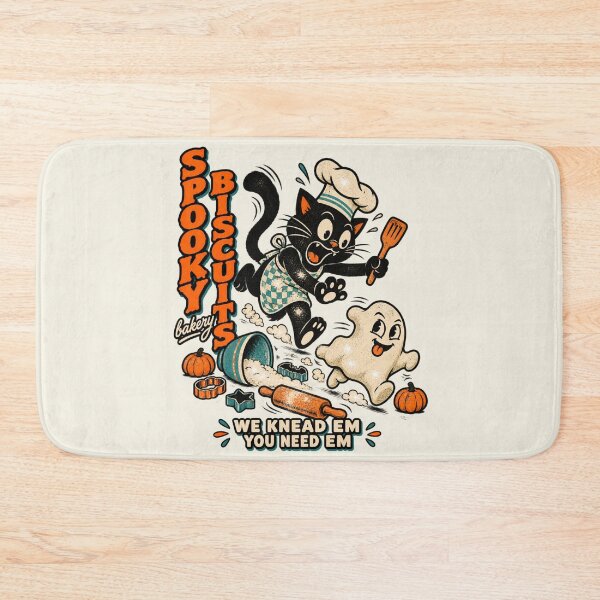 Item preview, Meowloween Bakery Black Cat Chef designed and sold by AmiGraph.