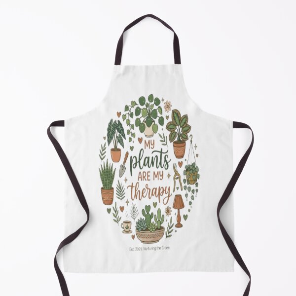 Item preview,  My Plants Are My Therapy Funny Plant Lover Botanical Gift designed and sold by ArtsyElegance4U ⭐⭐⭐⭐⭐.