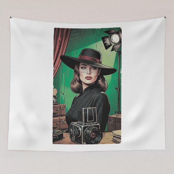 Item preview, Elegant Photographer, Comic Book Style, Pop Art, Vintage designed and sold by MaxPhoto67.