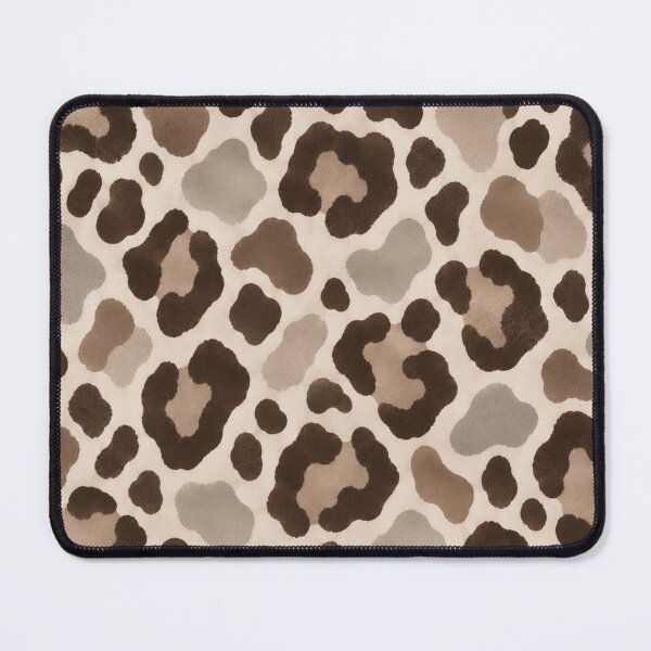 Artikelvorschau, Neutraler Leopardenprint – Tiermuster in Schokolade, Taupe und Creme entworfen und verkauft von HO•Designs.