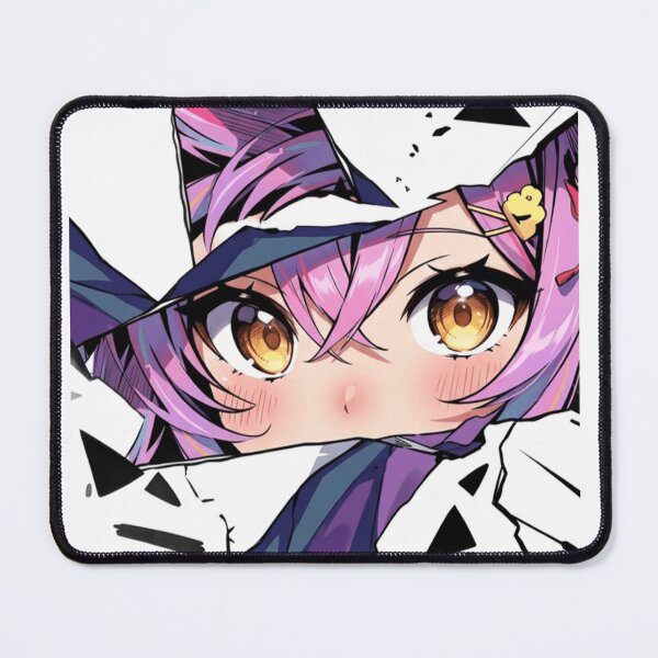 Item preview, Cute Anime Girl Peeker Sticker - Colored Manga Eyes designed and sold by DreamArtis.