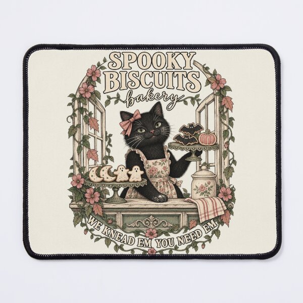 Item preview, Meowloween Bakery Cottagecore Cat designed and sold by AmiGraph.
