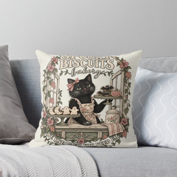 Item preview, Meowloween Bakery Cottagecore Cat designed and sold by AmiGraph.