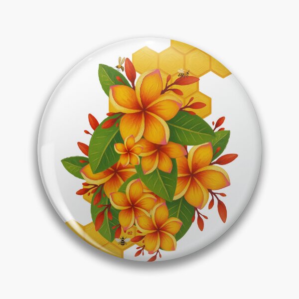 Item preview, Beehive, bees, and flowers designed and sold by re2m.