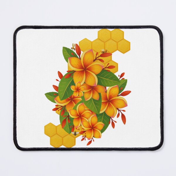 Item preview, Beehive, bees, and flowers designed and sold by re2m.