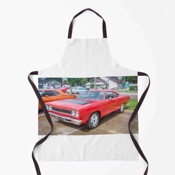 Item preview,  1968 Red Plymouth Satellite Sports Coupe Road Runner Muscle Car Art  designed and sold by RichFrancoCars.