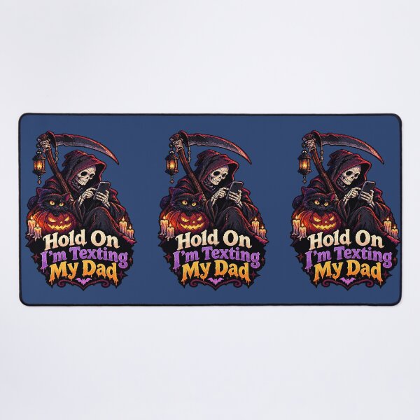 Item preview, Hold On, I'mTexting My Dad – Halloween Humor. designed and sold by Endless7Art.