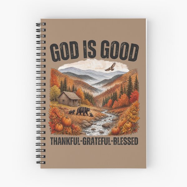 Item preview, God is Good Thankful, Grateful, Blessed Christian Nature and Outdoors Fall Autumn Wild Life   designed and sold by Forevermore.