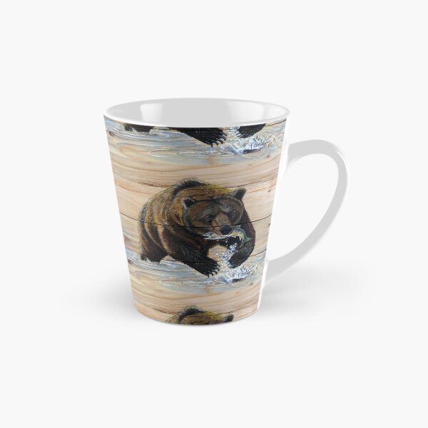 Item preview, Grizzly with Salmon designed and sold by Grizzly2018.