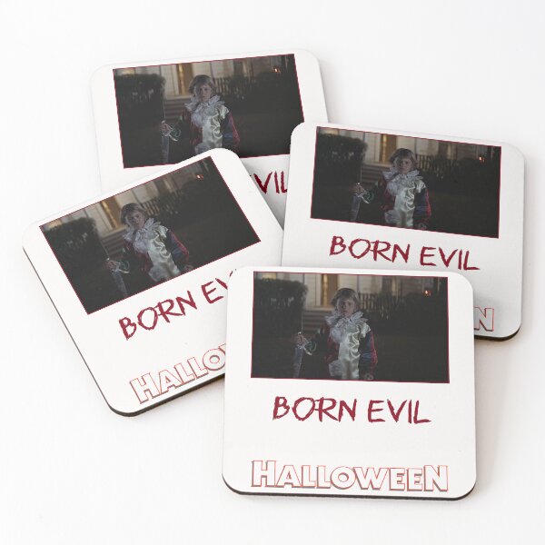 Item preview, Born Evil (Red Text with Halloween Franchise Logo) designed and sold by Atomic Mouth Designs.