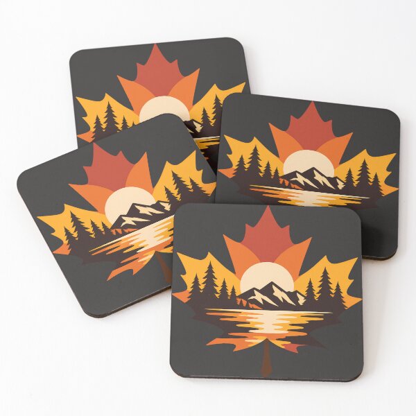 Item preview, Fall Maple Leaf Vintage Nature Landscape Graphic designed and sold by karamram.
