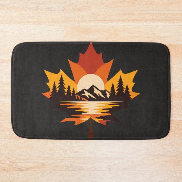 Item preview, Fall Maple Leaf Vintage Nature Landscape Graphic designed and sold by karamram.