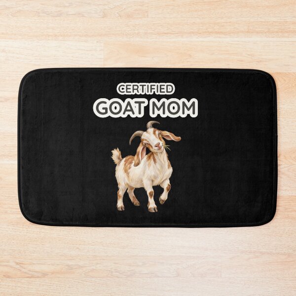 Item preview, Certified Goat Mom Funny Watercolor Farm Art designed and sold by Ela-graphicwiz.