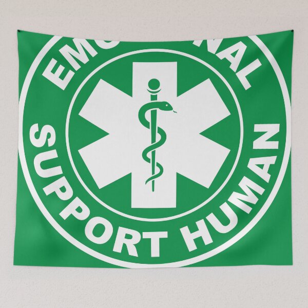 Item preview, Emotional Support Human designed and sold by MoofyDesigns.