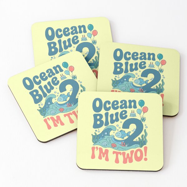 Item preview, Underwater Fish Ocean Blue, I’m Two! 2nd Birthday – Cute Ocean Design designed and sold by Sea Gem.