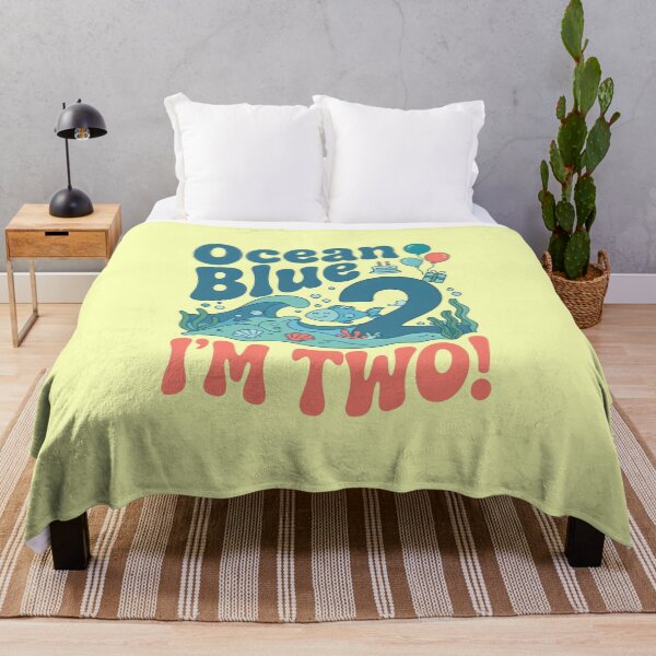 Item preview, Underwater Fish Ocean Blue, I’m Two! 2nd Birthday – Cute Ocean Design designed and sold by Sea Gem.