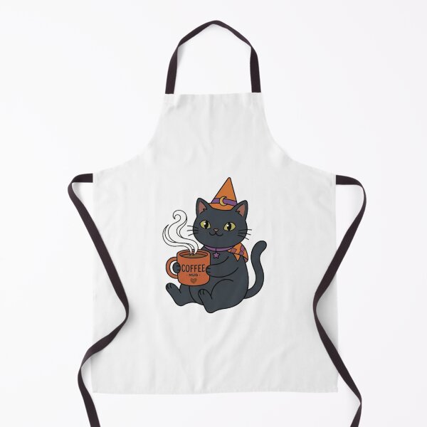 Item preview, Cute Skeleton Cat Drinking Coffee Fall Sticker designed and sold by So Golden Shop.