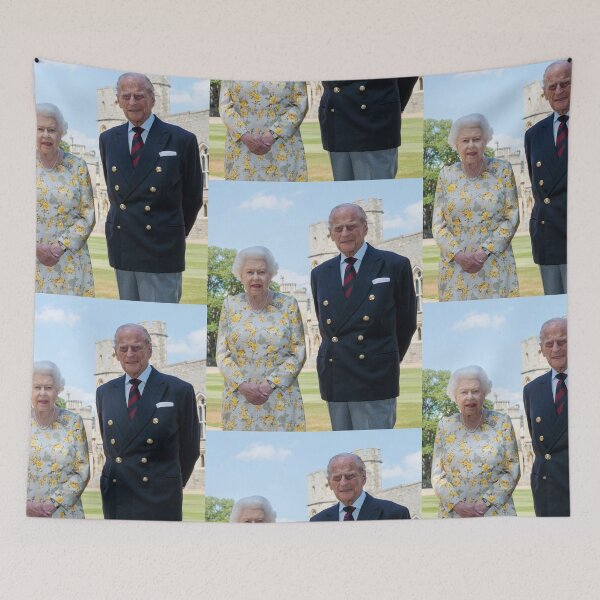 Item preview, Queen Elizabeth II and her husband designed and sold by KNBS.