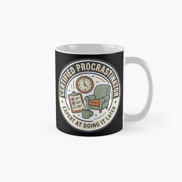 Item preview, Certified Procrastinator Expert At Doing It Later Vintage Seal Art designed and sold by mood-draftsman.