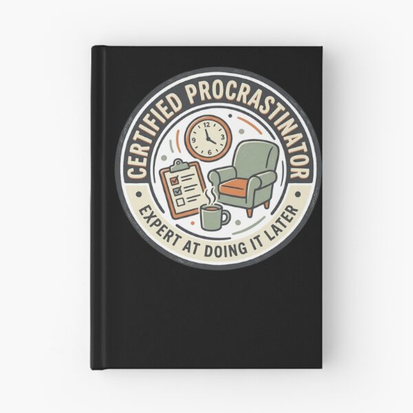Item preview, Certified Procrastinator Expert At Doing It Later Vintage Seal Art designed and sold by mood-draftsman.