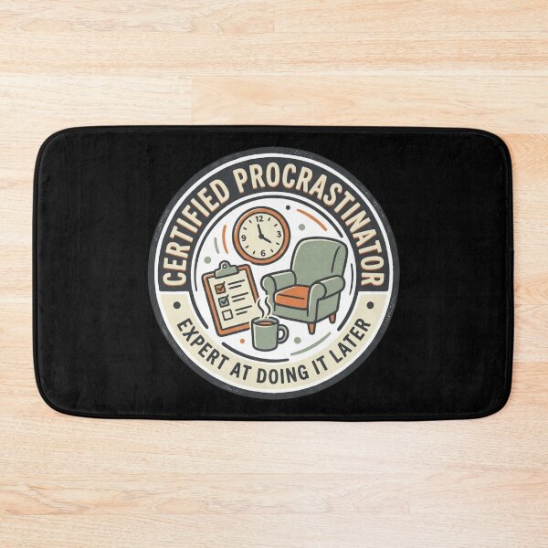 Item preview, Certified Procrastinator Expert At Doing It Later Vintage Seal Art designed and sold by mood-draftsman.