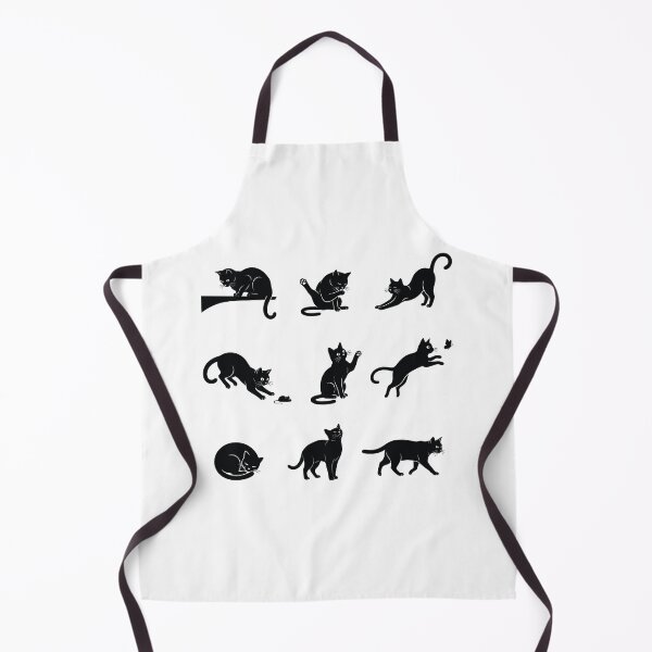 Item preview, Funny Cute Cats Silhouettes designed and sold by MO DESIGNS.