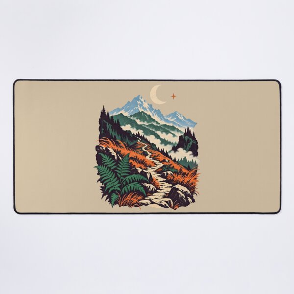 Item preview, Misty Highlands Moon – Vintage Autumn Trail designed and sold by VioVibe.