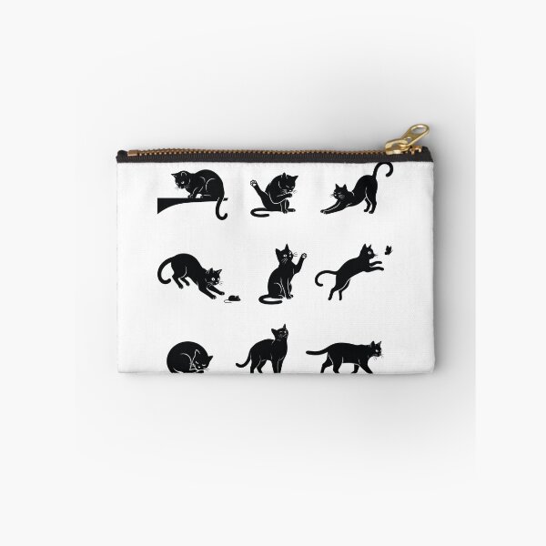 Item preview, Funny Cute Cats Silhouettes designed and sold by MO DESIGNS.