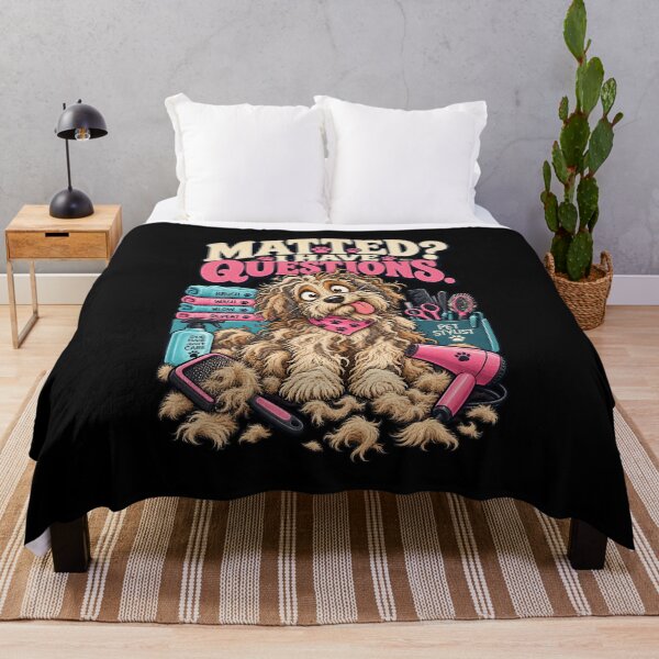 Item preview, Matted? I Have Questions - Funny Pet Stylist Groomer designed and sold by Ridaelb.