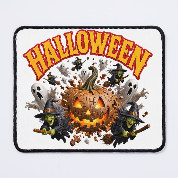 Item preview, Retro Halloween Pumpkin T-Shirt Graphic - 3D Ghost Illusion designed and sold by VisualVerseLab.