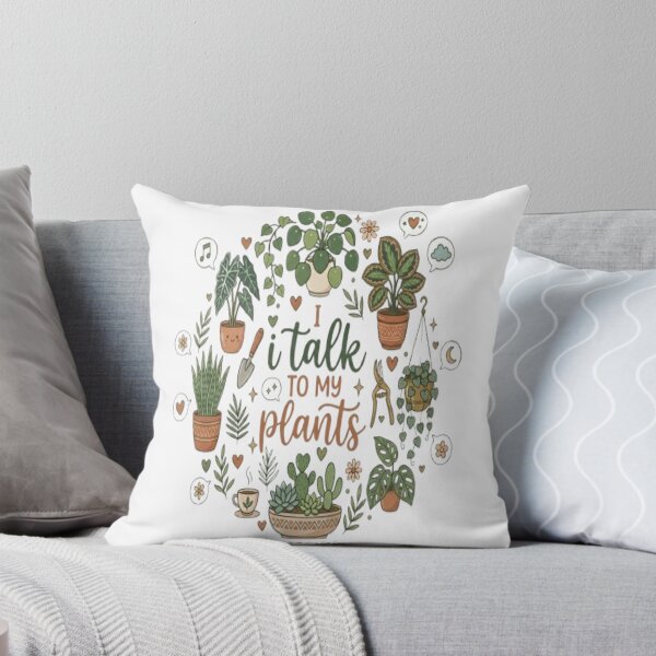 Item preview, I Talk To My Plants Funny Houseplant Lover Gardening Gift designed and sold by ArtsyElegance4U ⭐⭐⭐⭐⭐.