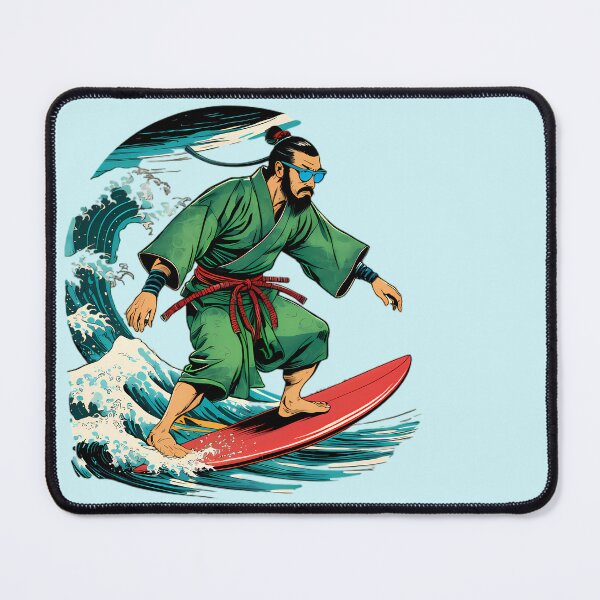 Item preview, Surfing Samurai designed and sold by Structure-Blue.