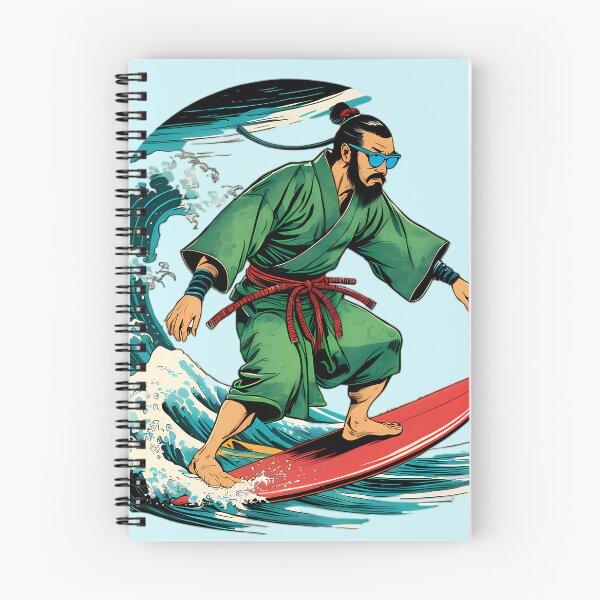 Item preview, Surfing Samurai designed and sold by Structure-Blue.