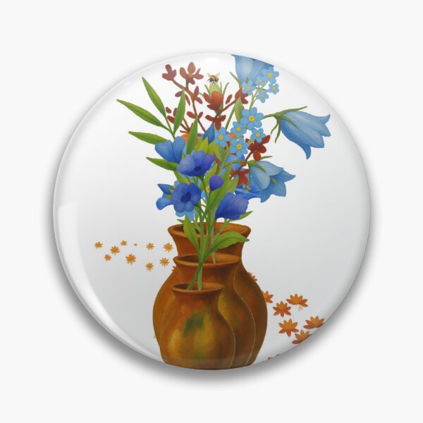 Artikelvorschau, Blumen im Tontopf entworfen und verkauft von re2m.