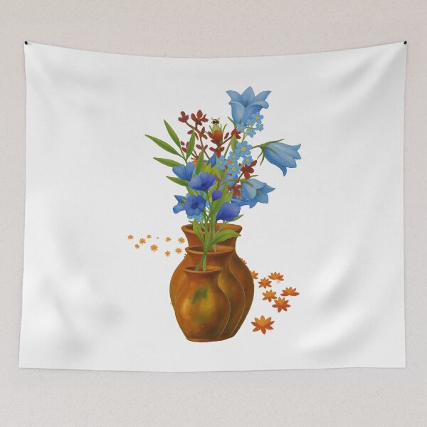 Item preview, Flowers in the clay pot designed and sold by re2m.