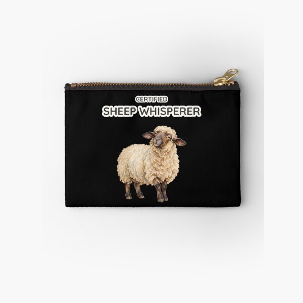 Item preview, Certified Sheep Whisperer Funny Watercolor Farm Art designed and sold by Ela-graphicwiz.