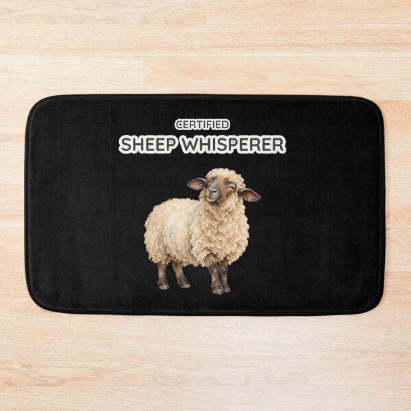 Item preview, Certified Sheep Whisperer Funny Watercolor Farm Art designed and sold by Ela-graphicwiz.