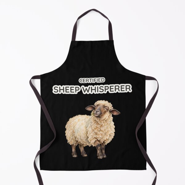Item preview, Certified Sheep Whisperer Funny Watercolor Farm Art designed and sold by Ela-graphicwiz.