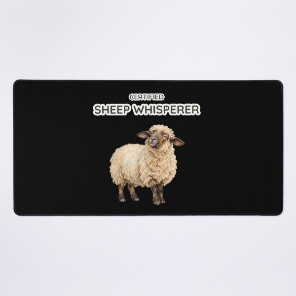 Item preview, Certified Sheep Whisperer Funny Watercolor Farm Art designed and sold by Ela-graphicwiz.