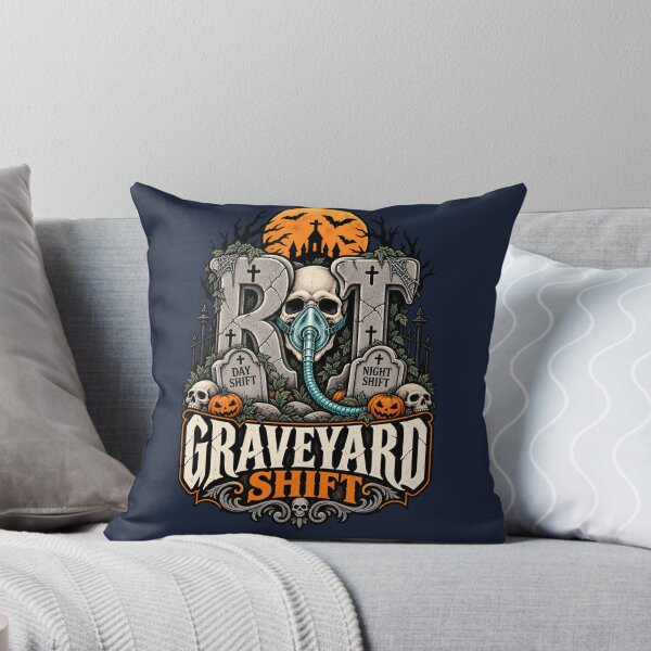 Item preview, Halloween RT Graveyard Shift Respiratory Therapist designed and sold by ClinicalHubs.