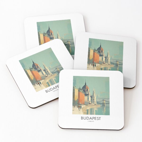 Item preview, Budapest – Parliament Riverside Travel Print, Hungary designed and sold by MarkedArtPrints.
