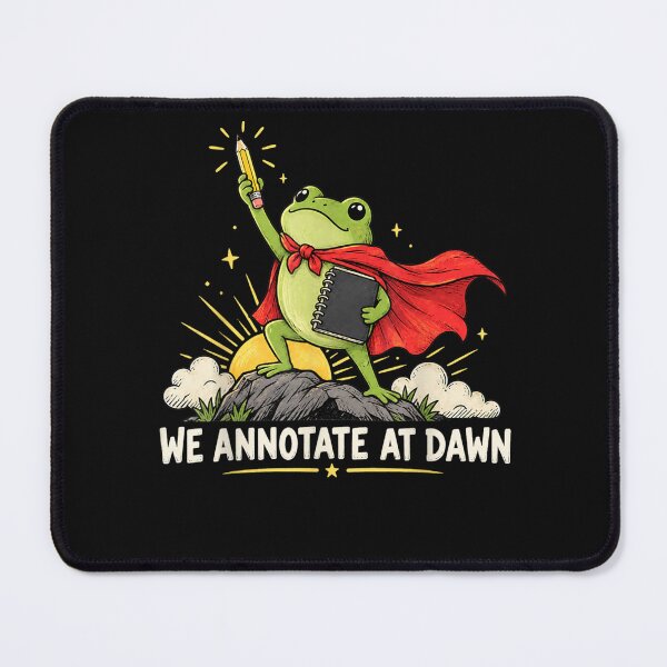 Item preview, We Annotate At Dawn Frog English Teacher Back to School designed and sold by ArtByimamS.
