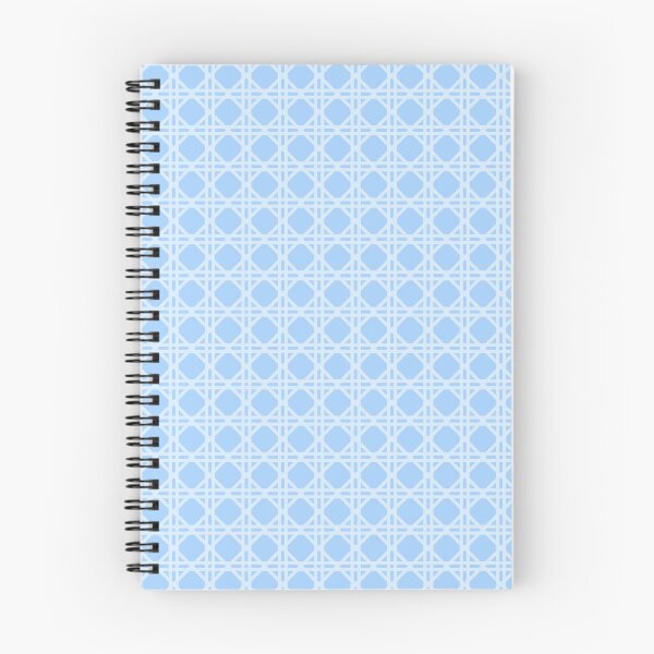 Item preview, Cane Rattan Lattice in Light Blue designed and sold by YesterdayColl.
