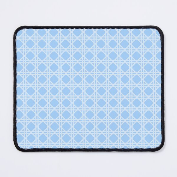 Item preview, Cane Rattan Lattice in Light Blue designed and sold by YesterdayColl.