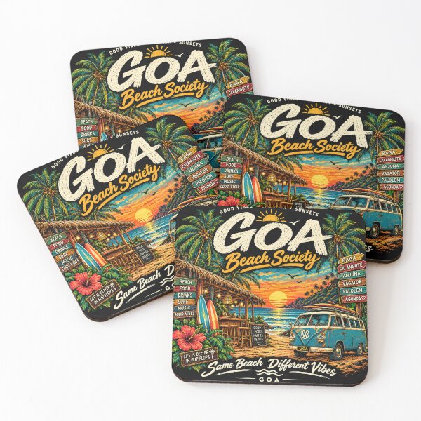 Item preview, Goa Beach Society — Same Beach Different Vibes designed and sold by Goanheartprints.