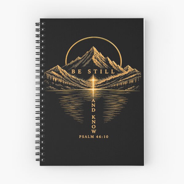 Item preview, Be Still and Know Psalm 46:10 Christian Mountain Faith designed and sold by leevekaArt.