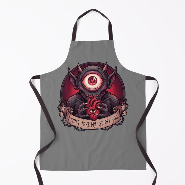 Item preview, Cyclops Holding a Heart and Eye designed and sold by ThreadRiotTees.