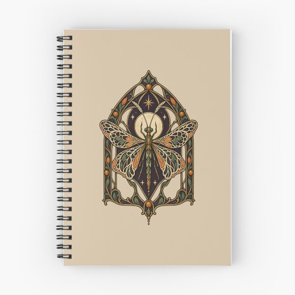 Item preview, Stained Glass Lacewing – Gothic Night Garden Insect designed and sold by VioVibe.