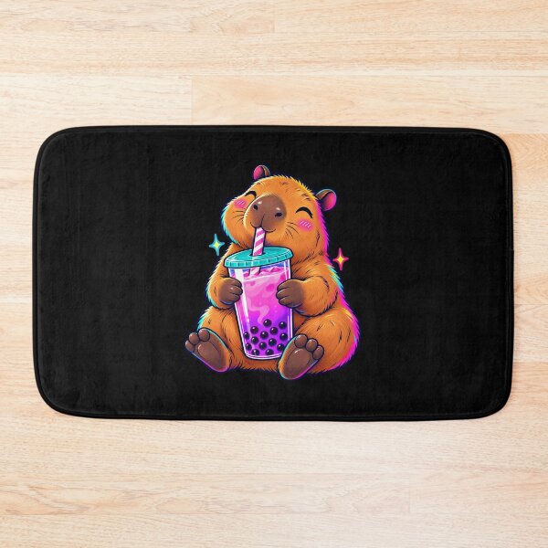 Item preview, Bubble Tea Capybara Cute Kawaii Boba Animal designed and sold by JesterKrewArt.