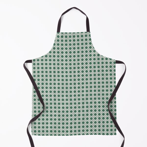 Item preview, Cane Rattan Lattice in Green + Cream designed and sold by YesterdayColl.